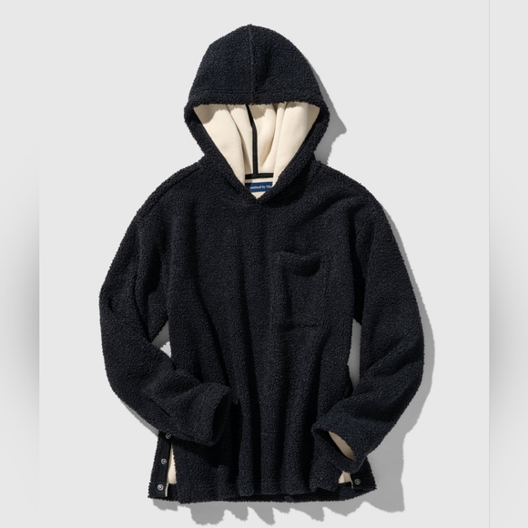 United By Blue- black sherpa hoodie - Picture 1 of 5